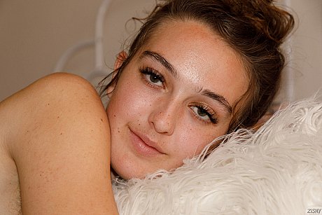 Beautiful babe Dubsie shows off her tiny boobies and her pubic hair - Image 2 of 12  in Babe category   featuring Dubsie 