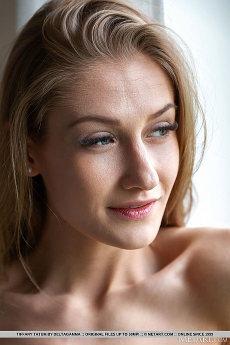 Skinny young Tiffany Tatum gets completely nude on a bed in a confident manner - Image 18 of 18  in Pussy category   featuring Tiffany Tatum 