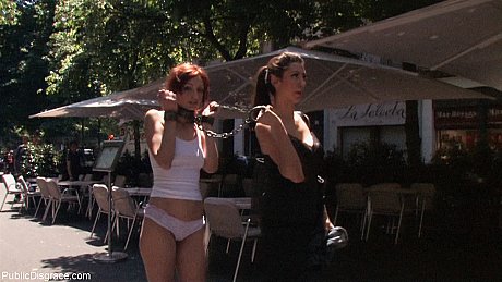 Public Disgrace starring Justine, Nick Moreno naked Photos - Image 8 of 21  in Outdoor category   featuring Justine, Nick Moreno 