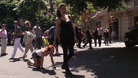Public Disgrace starring Justine, Nick Moreno naked Photos - Image 11 of 21  in Outdoor category   featuring Justine, Nick Moreno 