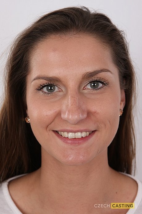 Caucasian amateur takes off her clothes while standing in front of a wall - xxx porn gallery #50534 in Close Up featuring Karolina