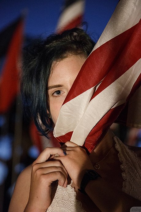 Curvy girl Skylar Anke reveals her melons & poses in shallow water - Image 7 of 12  in Teen category   featuring Skylar Anke 