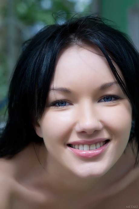 Alluring babe Loreen A shows off her medium breasts & her protruding labia - Image 13 of 20  in Pussy category   featuring Loreen A 