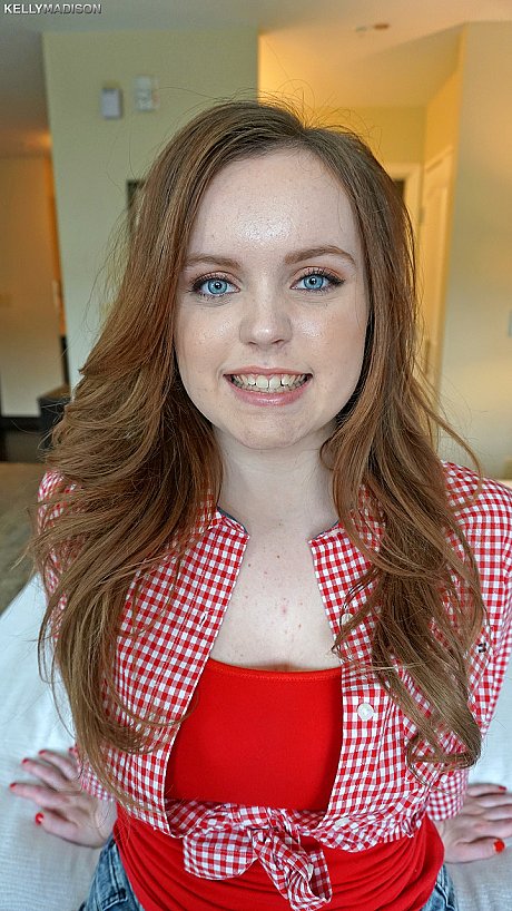 Lovely brunette teen River Fox disrobes to show her big natural melons - Image 10 of 20  in Pussy category   featuring River Fox 