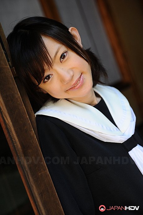 Japanese coed Aoba Itou exposes her cunt while wearing a school uniform - Image 2 of 15  in Babe category   featuring Aoba Itou 