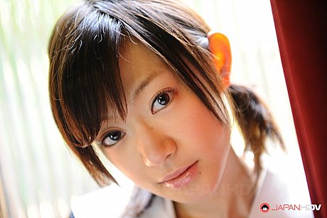Japanese coed Aoba Itou exposes her cunt while wearing a school uniform - Gallery #47754