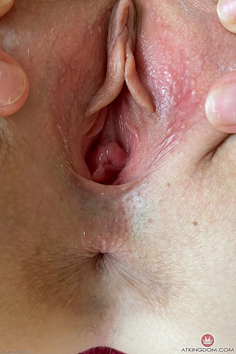 Sizzling sweety Paris White exposing her lovely bald snatch and anus up close - Image 17 of 21  in Pussy category   featuring Paris White 