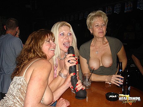 Busty mature wife Tracy lick licks nipples && shares giant dildo with friends - Image 14 of 15  in Dildo category   featuring Tracy Lick, Dee Delmar, Kristine Cumz, Scarlet Andrews 