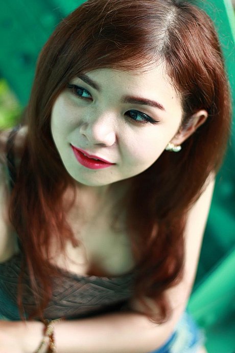 Beautiful fine oriental model posing in her pretty outfits in her outdoor compilation - Gallery #35720