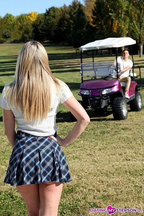 Tall blondy Micky Muffin gets seduced and slammed on the first date - Image 2 of 21  in Outdoor category   featuring Micky Muffin, Alex Charger 