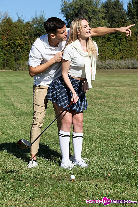 Tall blondy Micky Muffin gets seduced and slammed on the first date - Image 5 of 21  in Outdoor category   featuring Micky Muffin, Alex Charger 