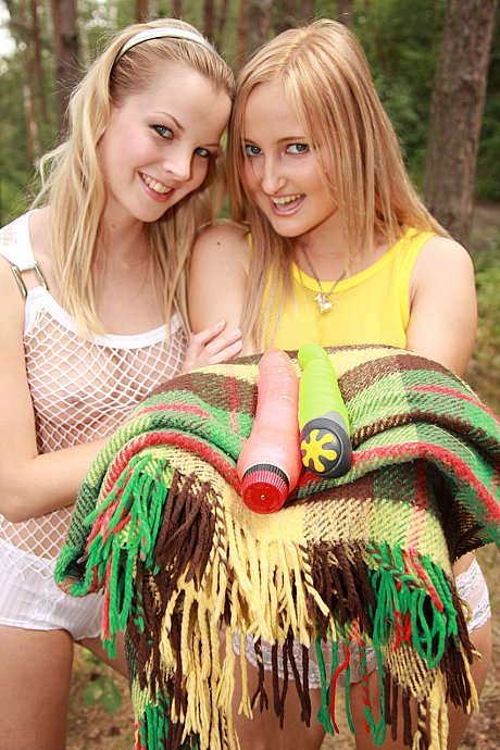 Thin amateur lesbians Paris and Rose undress and fuck in the woods - Image 12 of 21  in Lesbian category   featuring Paris, Rose Delight 