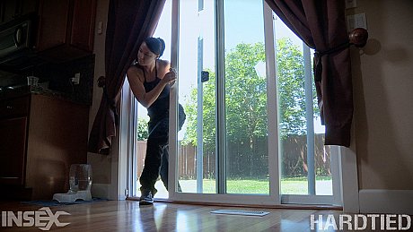 Tied up female Ruby Red takes a piss after losing control of her bladder - Image 11 of 14  in Pussy category   featuring Ruby Red 