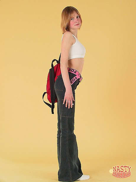 European newbie Lettie undresses at the casting & shows her innocent body - Image 4 of 20  in Pussy category   featuring Lettie 
