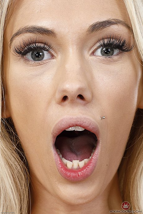 Little Canadian babe Sky Pierce loses her leopard undies and shows her holes - Image 6 of 21  in Pussy category   featuring Sky Pierce 