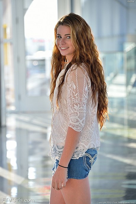 Fine teen Aveline reveals her asshole and pierced nipples in public transport - Image 1 of 20  in Outdoor category   featuring Aveline 