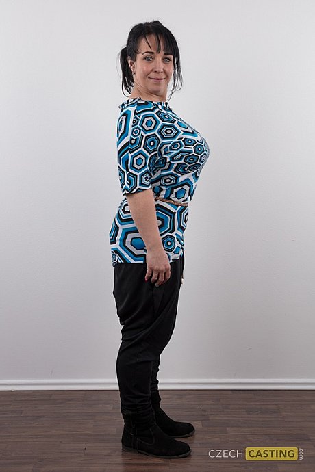 Overweight whore girl with monstrous breasts Mariemilan gets ass naked on a stool - Image 1 of 10  in Ass category   featuring Mariemilan 