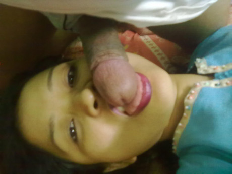 Indian fiance changes attire while pleasuring her husband on bed POV style - #1460642