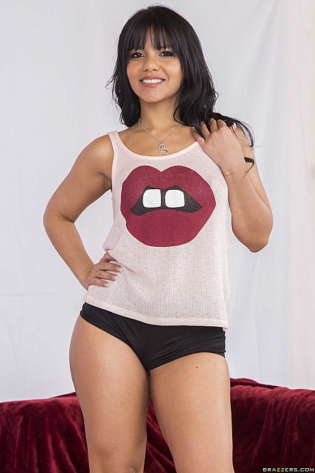 Beautiful hispanic Jasmine Caro bending over and showing her monster juicy butt - Image 1 of 16  in Pussy category   featuring Rose Monroe 