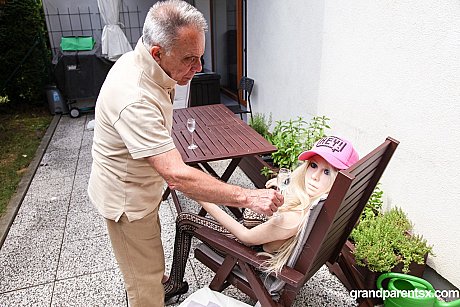 Petite sex doll getting orally pleased and slammed by an older pervert - Image 2 of 20  in Sex Doll category   featuring Dolly the Doll 