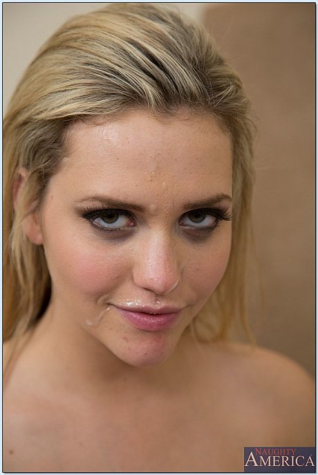 Yellow-haired Mia Malkova mounts a strong penis and takes a sticky facial - Image 18 of 20  in Pussy category   featuring Mia Malkova 