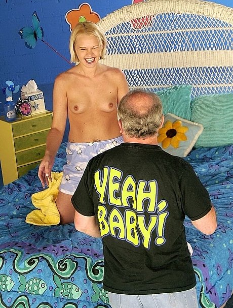 Adorable teenie Keegan Walter getting nailed and facialed by a kinky mature pervert - Image 4 of 20  in Pussy category   featuring Keegan Walter 