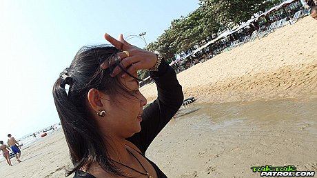 Sexy oriental MILF Sa gets her pretty vagina fucked & creampied by a stranger - Image 3 of 20  in Outdoor category  