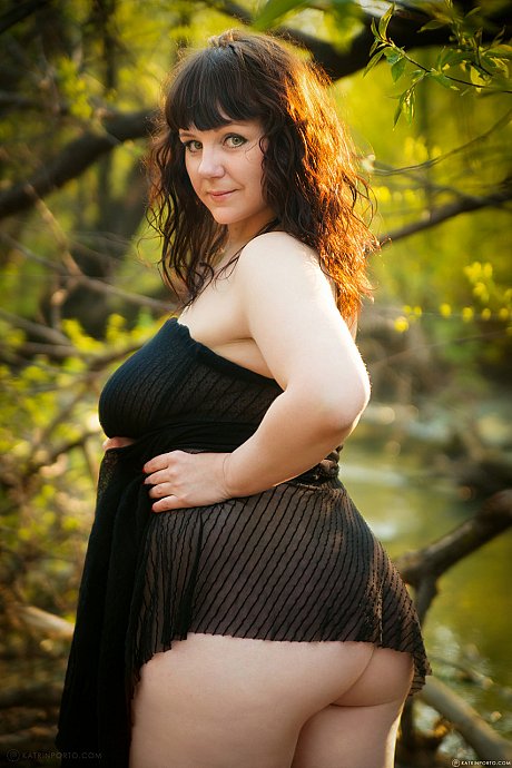 Ravishing chubby MILF shows off her gorgeous curves all undressed outdoors - Image 8 of 16  in Outdoor category   featuring Katrin Porto 