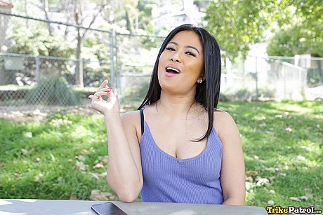 Attractive thin oriental babe Maya Mona gets a hardcore POV bang and a facial cumshot - Image 2 of 21  in Amateur category   featuring Maya Mona 