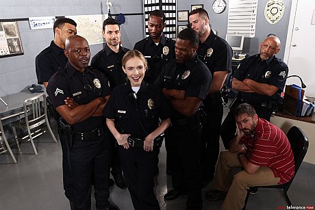 Sleazy policewoman gets a DP in a dirty fling as her cuckold watches - Image 7 of 21  in Groupsex category   featuring Ryan Driller, Hollywood Cash, Jamie Knoxx, Dan Damage, Will Tile, Lawson Jones, Rebel Rhyder 