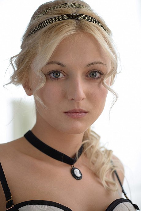 Ravishing yellow-haired Kim in fine underwear taking her BFs hard penis doggystye - Image 1 of 16  in Model category   featuring Katy Rose, Johny 