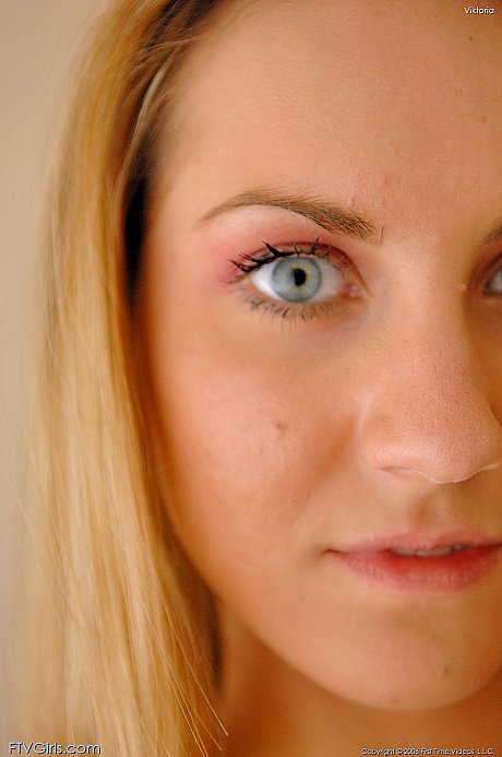 Blue eyed Viktoria teases with her hot butt and fills her pussy with her undies - Image 15 of 20  in Legs category   featuring Viktoria 