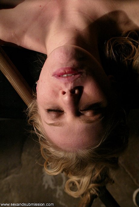 Naked blonde Sarah Jane Ceylon is tied up with rope pegs while being screwed - Image 15 of 20  in Pussy category   featuring Mark Davis, Sarah Jane Ceylon 