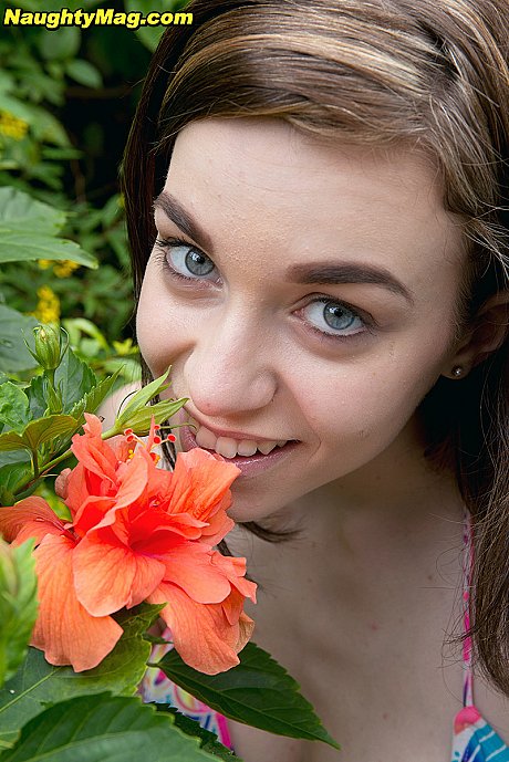 Chick gf chick next door type Tali Dova doffs her bikini top before getting in a pool - Image 9 of 16  in Outdoor category   featuring Tali Dova 