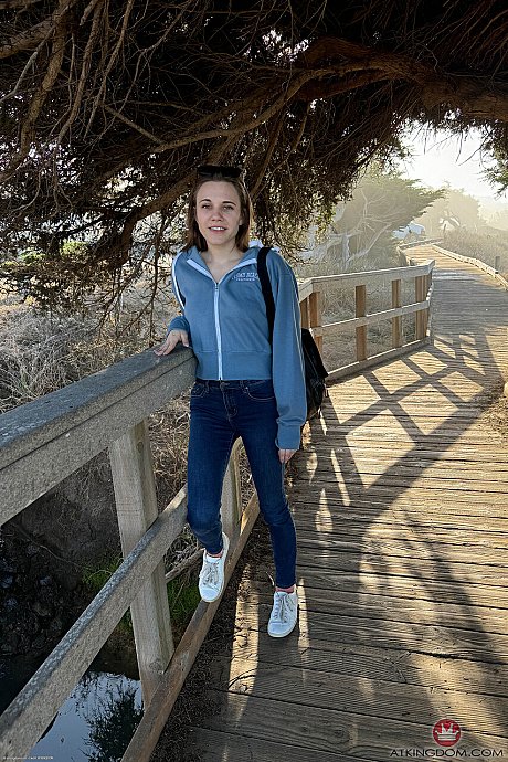 ATK Petites featuring Rose Caarter naked Pictures - Image 2 of 21  in Outdoor category   featuring Rose Caarter