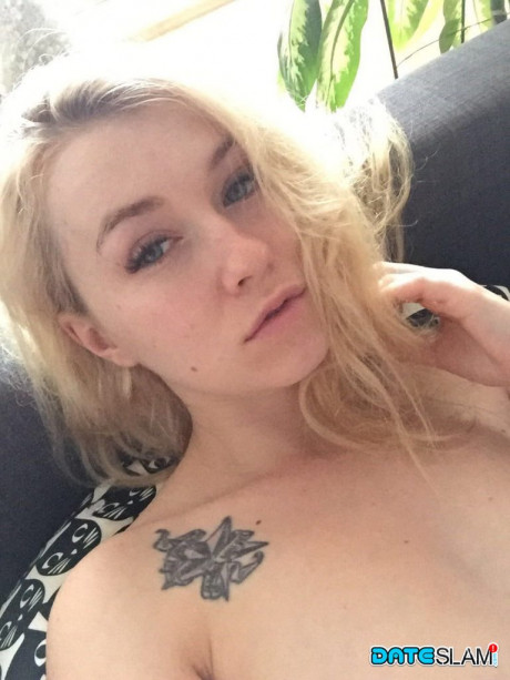 Gorgeous blondy slut Misha Cross takes a selfie fully clothed and stark naked - #179099