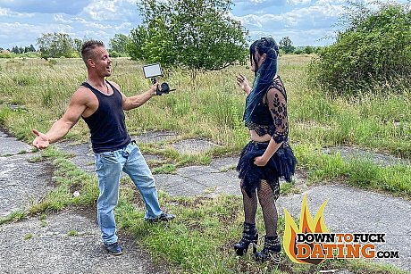 Black model Doreen loving kinky outdoor sex with her naughty director - Image 3 of 20  in Outdoor category   featuring Doreen, Bodo 