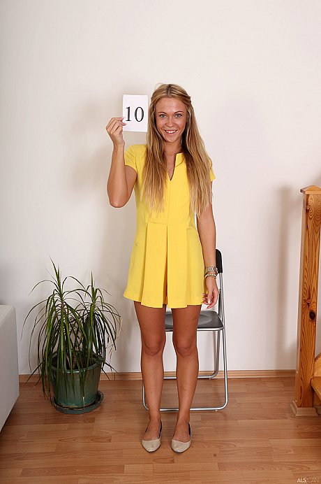 Teenage amateurs undressing and showing their perfect bodies at a casting - Image 1 of 21  in Pussy category   featuring Ana Rose 