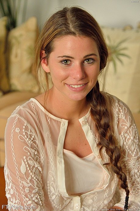 Attractive teenie chick girlfriend girl works her pierced pink snatch over with collection of sex toys - Image 2 of 15  in Dildo category   featuring Aveline Kristie 