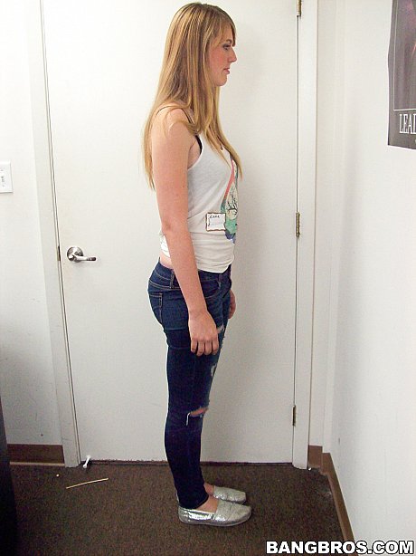 Yellow-haired newbie Emma Ash strips nude at the casting and shows her cute tasty body - Image 6 of 20  in Amateur category   featuring Emma Ash 