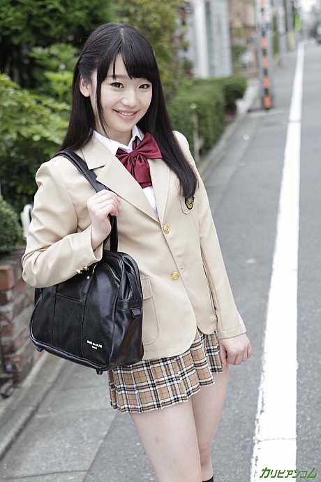 Petite asian schoolgirl Yuna Himekawa gets her hairy vagina toyed and pounded - Image 1 of 20  in Close Up category   featuring Yuna Himekawa 
