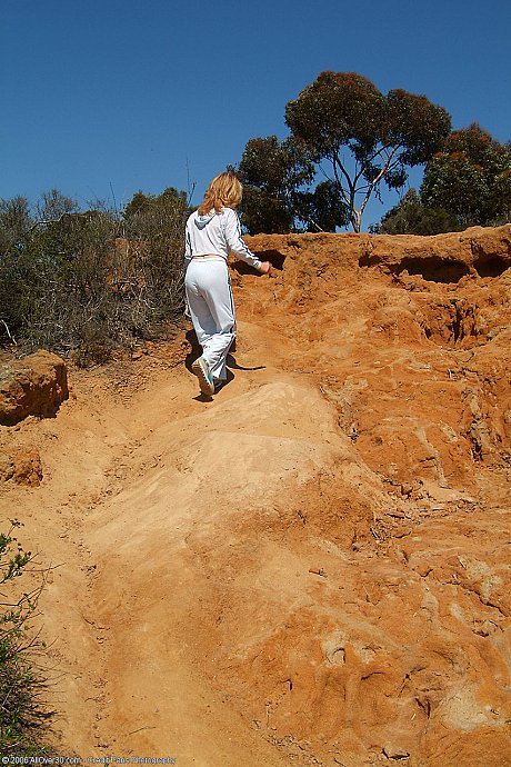 Cougar sweety Marie-Kelly strips & spreads her bushy snatch while hiking - Image 19 of 20  in Outdoor category   featuring Marie Kelly 