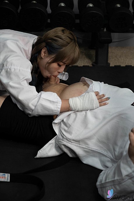 Lovely chinese bitch girl girl Bad Bad fucks her karate master during training - Image 4 of 20  in Hardcore category  