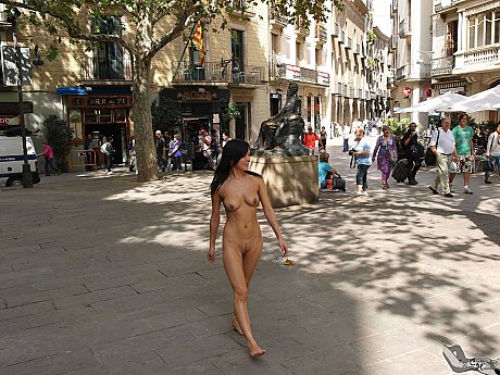 Petite babe walks, dances and fucks her bike while fully nude in public - Image 3 of 20  in Pussy category   featuring Li Mei 