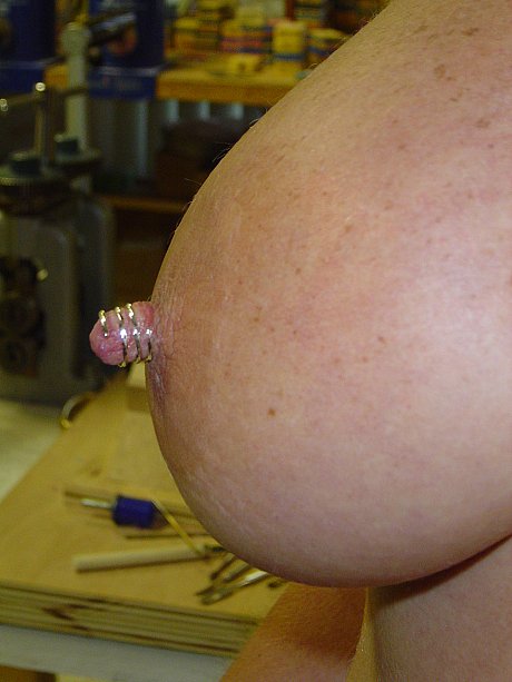 Mature ex-wife Dee posing with nipple rings on her perfect natural tits - Image 2 of 20  in Amateur category   featuring Dee Delmar 