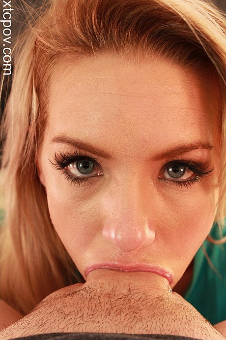 Horny amateur red hair sucks and deepthroats a dong before giving a rimjob - Image 10 of 20  in Close Up category   featuring Cali Carter 