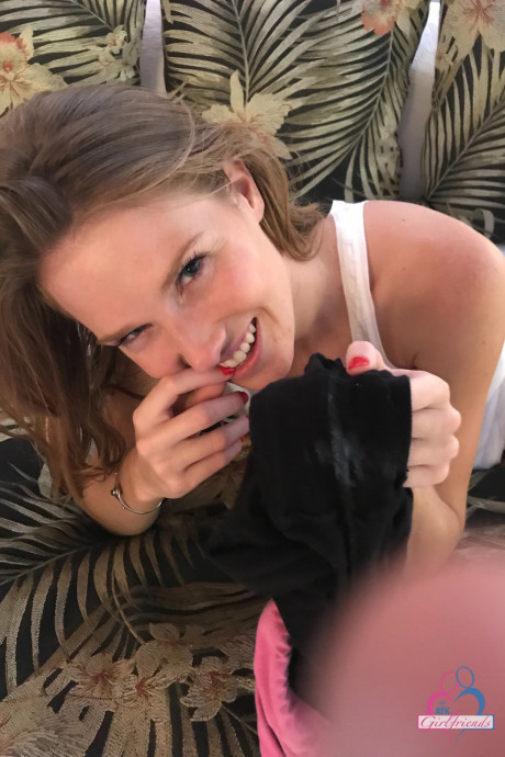 Hot gf Ashley Lane flaunts her yummy shiny behind and hot cunt - #1471475