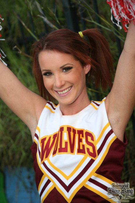 Red Hair cheerleader Tweety Valentine gets hammered and facialed by ebony bulls - #775135