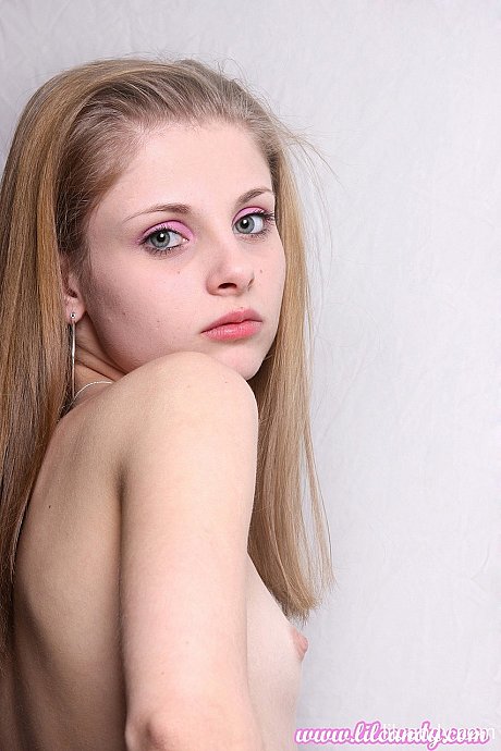 Slender pornstar Lil Candy shows her lovely melons and tight vagina - Image 8 of 15  in Teen category   featuring Lil Candy 