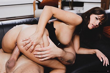 Nasty brunette maid with gigantic titties Rita gets plowed by her kinky boss - Image 3 of 20  in Pussy category   featuring Rita Peach 